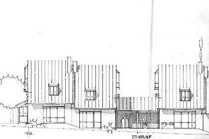 Hausansicht - Straßenverlauf